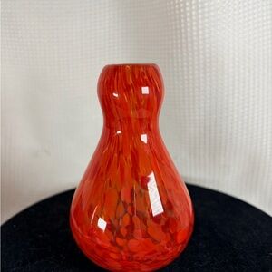 Elegant Red Glass Vase